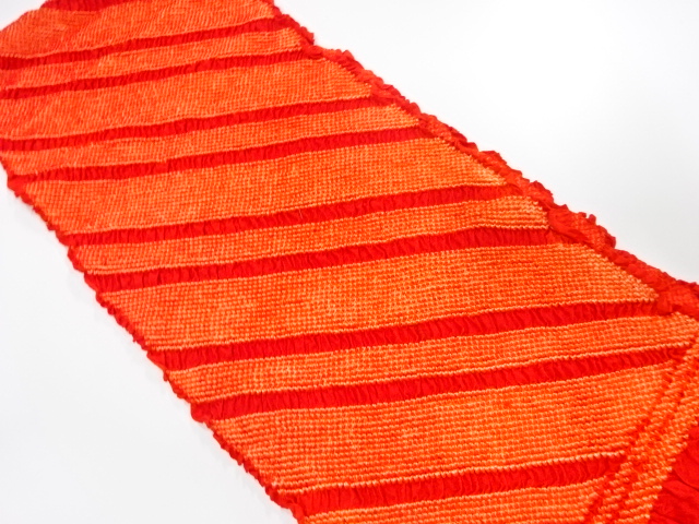 SILK Tie-dye obiage for furisode